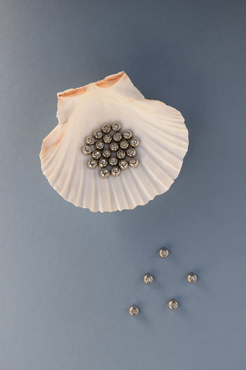 Silver Mini Rhinestones – For The Love Of Pearls