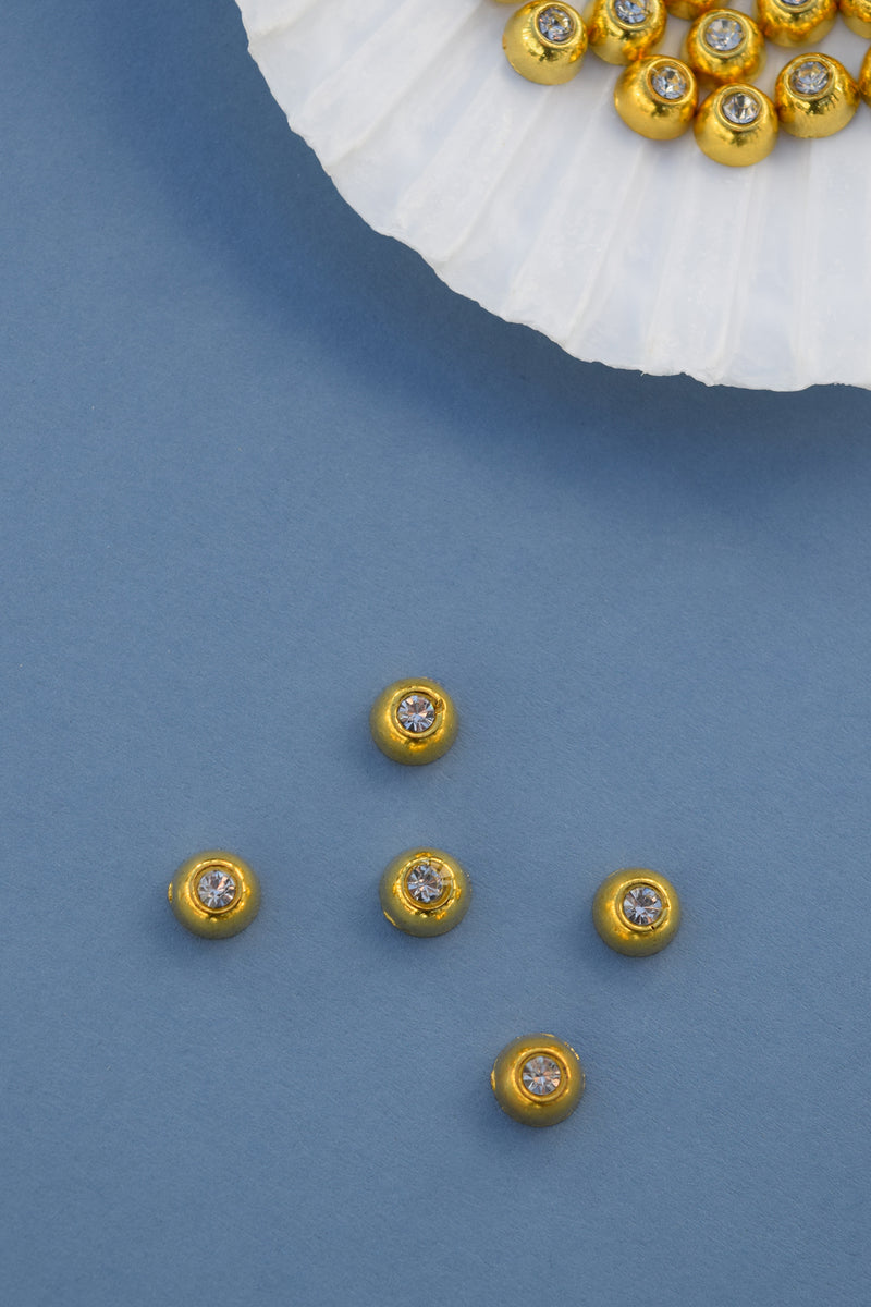 Gold Mini Rhinestones – For The Love Of Pearls
