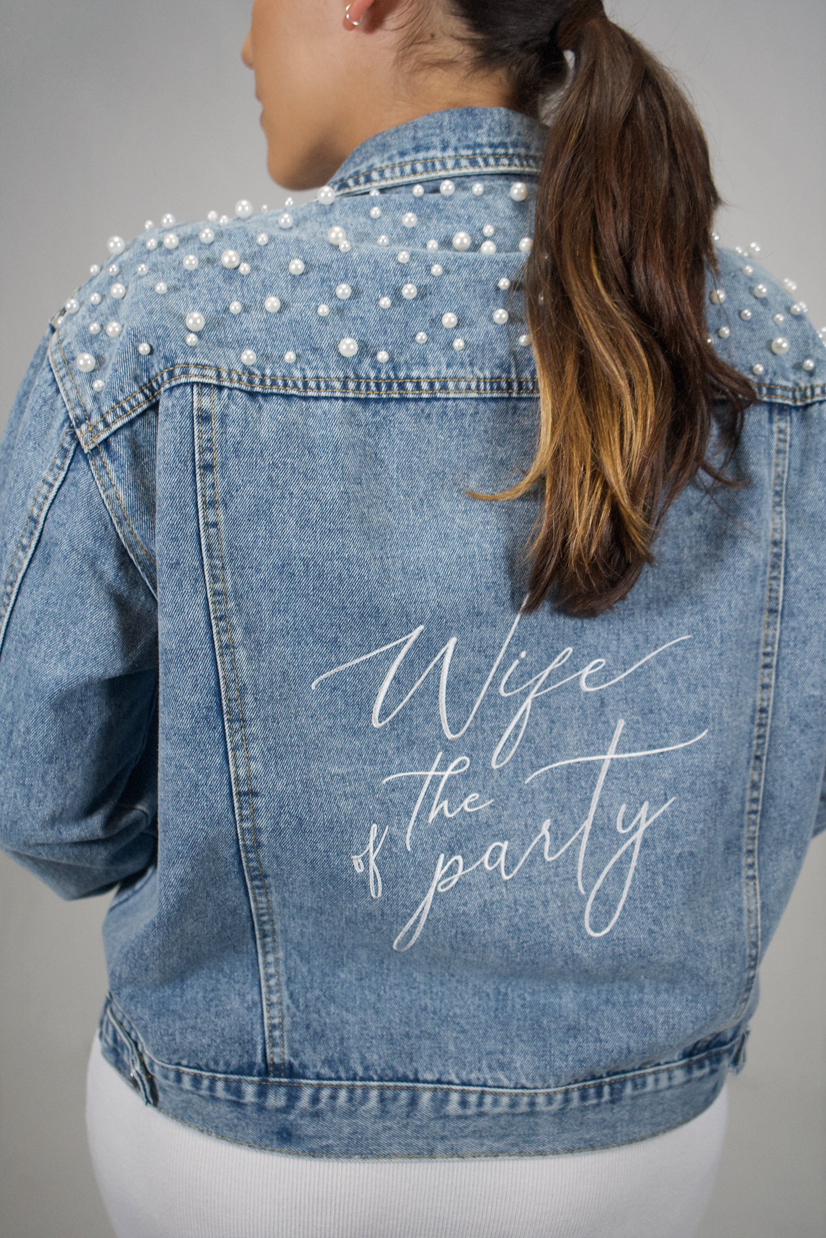 Wife of the 2025 party jean jacket